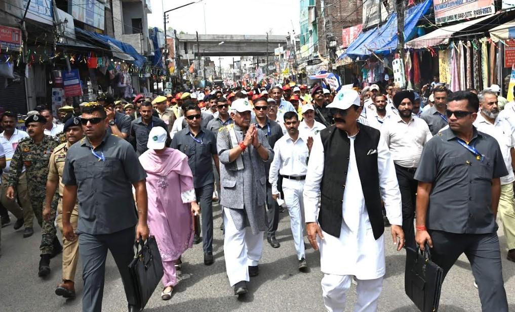 Lieutenant Governor Joins a People's Movement in Samba, Spearheading the Drug-Free J&K Campaign