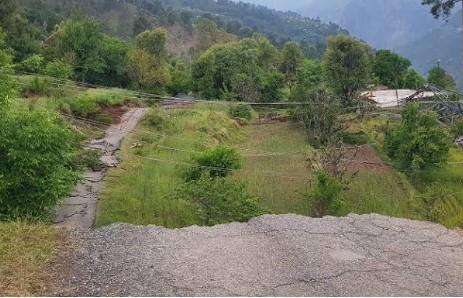Land Subsidence Forces Evacuation of Three Families in Ramban