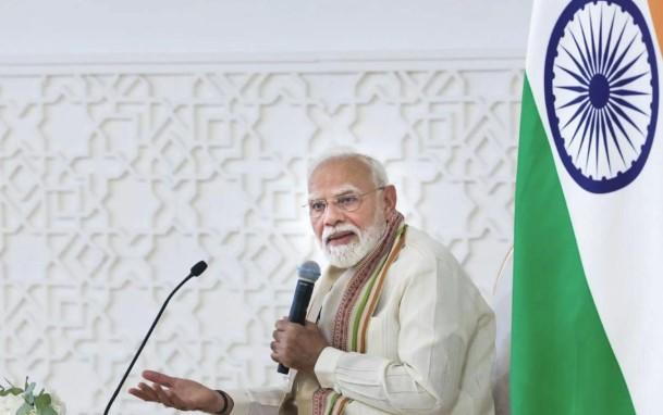 PM Modi lauds 7.8% growth ‘despite wars, instability’; revives appeal for austerity measures