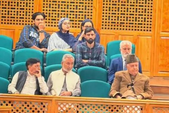 Farooq Abdullah Attends JK Assembly Proceedings on 06 Day of Session