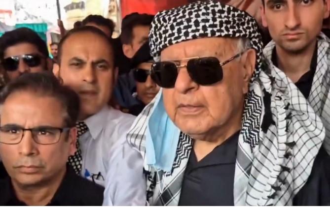Farooq Abdullah Calls for Muslim Unity, Expresses Solidarity with Palestine and Iran