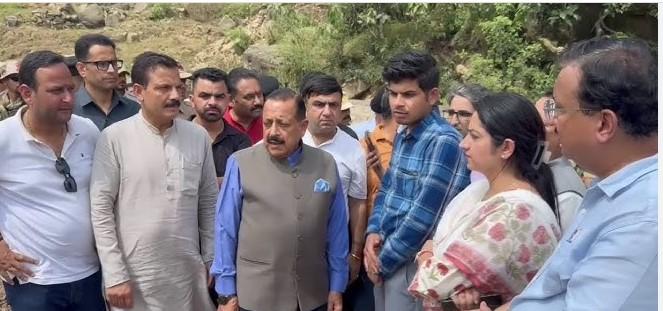 Highway clearance works underway in Udhampur, essentials transported via special train: MoS Dr Jitendra Singh