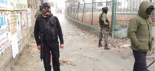 NSG Bomb Squad Conducts Inspection at Nowgam Blast Site