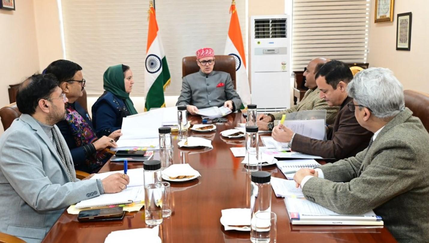 CM Omar Chairs Cabinet Meeting; Key Administrative and Developmental Decisions Taken