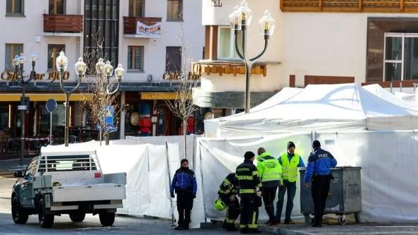 Around 40 killed, 100 injured in explosion in Swiss ski resort bar, police say