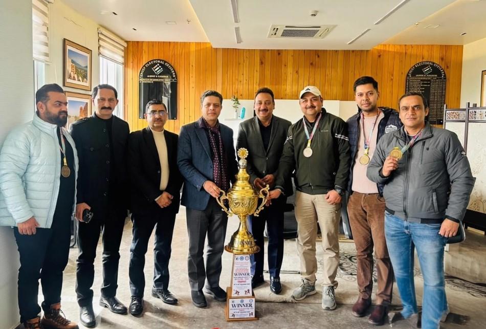 J&K wins 3rd Federation Cup Goal Shot Ball Trophy