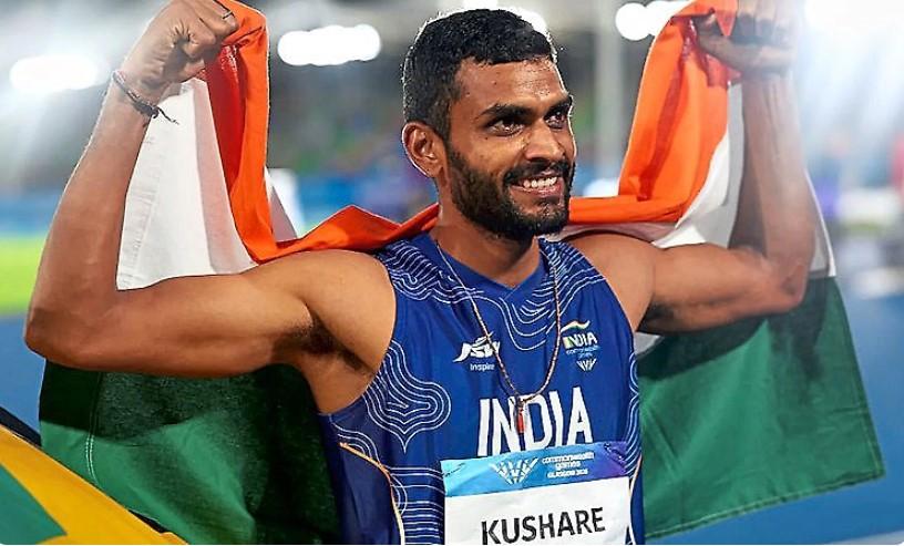 Kushare becomes first Indian to win silver in men's high jump in Commonwealth Games