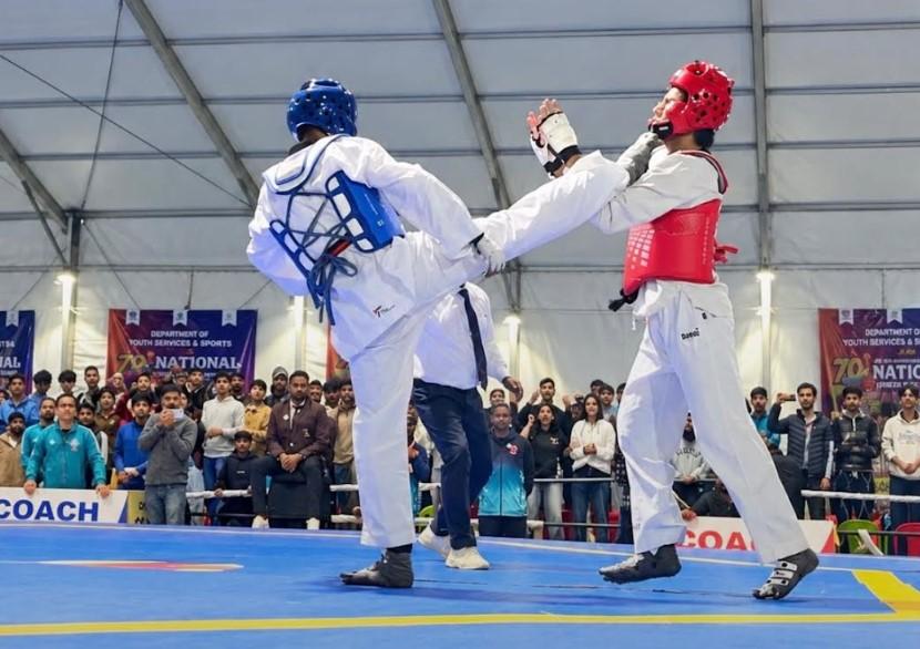 CM Omar Abdullah congratulates J&K Wushu, Taekwondo teams on winning National School Games trophies