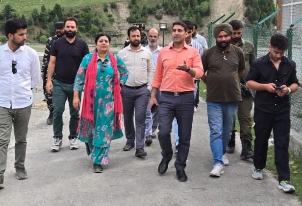 Secy RDD visits Baltal; reviews preparations for Shri Amarnathji Yatra-2025