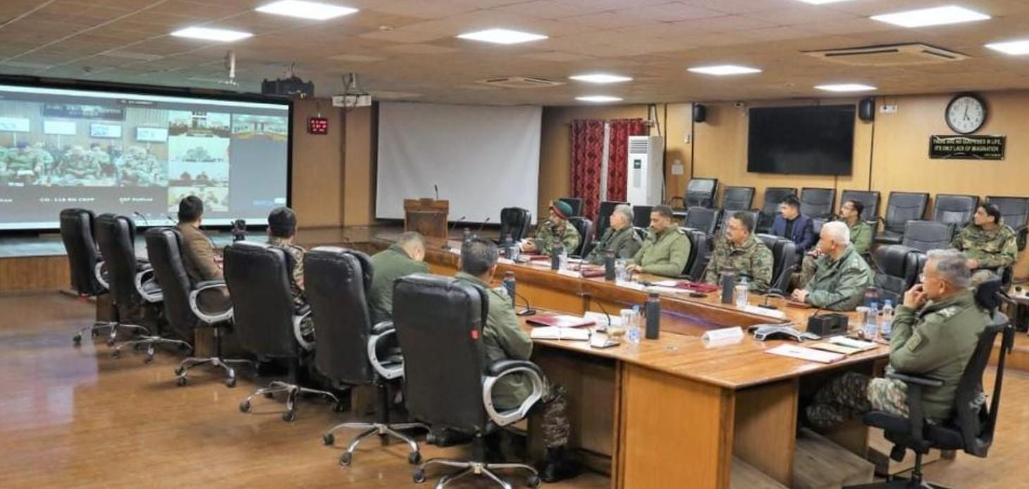 Northern Army Commander review security measures in Jammu and Kashmir