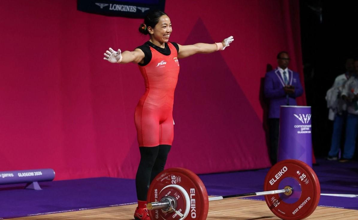 Mirabai Chanu clinches gold medal in 48kg weightlifting at Commonwealth Games 2026