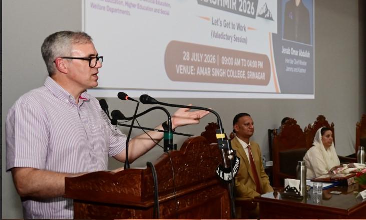CM Omar Abdullah calls for expanding employment opportunities for youth