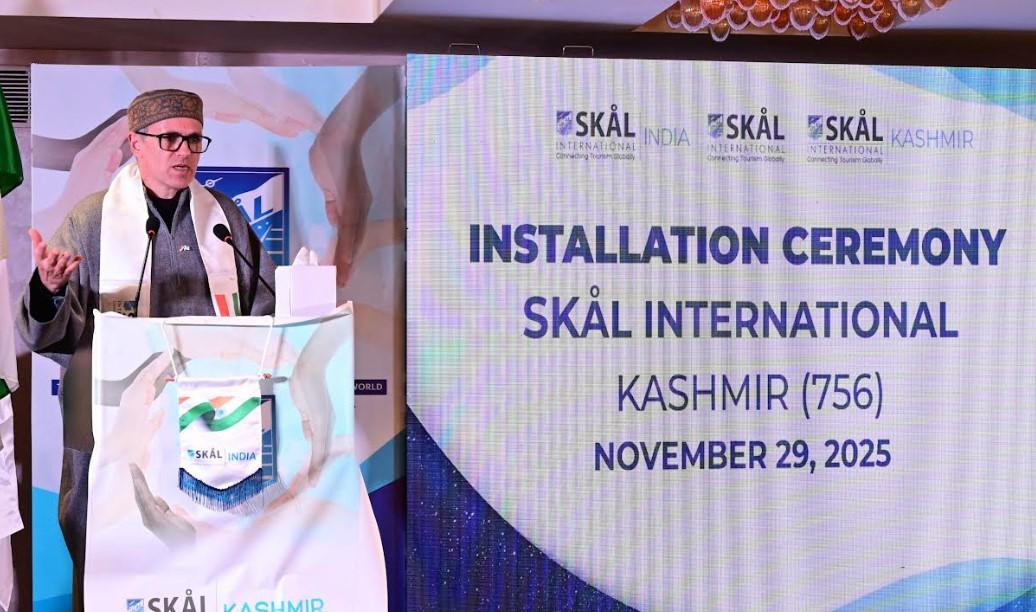 CM Omar Abdullah launches SKÅL in Kashmir representing travel & tourism sector
