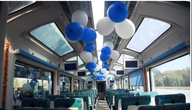 Special train with Vistadome coach operates on Banihal-Katra rail section