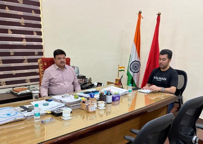 Abhinav Anand Raises Key Traders’ Issues in Meeting with CCI Jammu President Arun Gupta