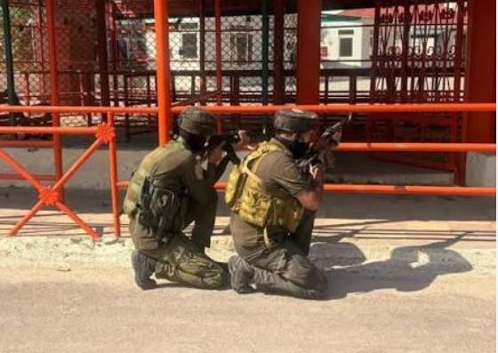 Joint anti-fidayeen mock drill conducted at base camp of Mata Vaishno Devi ahead of I-Day in Katra