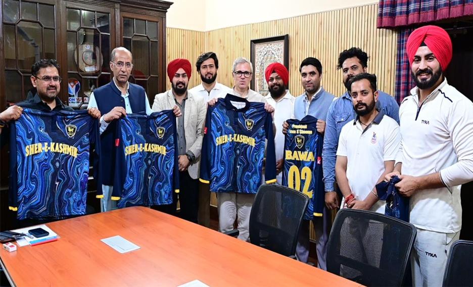 CM Omar Abdullah unveils Sher-i-Kashmir Cricket Club jersey, releases wildlife publication