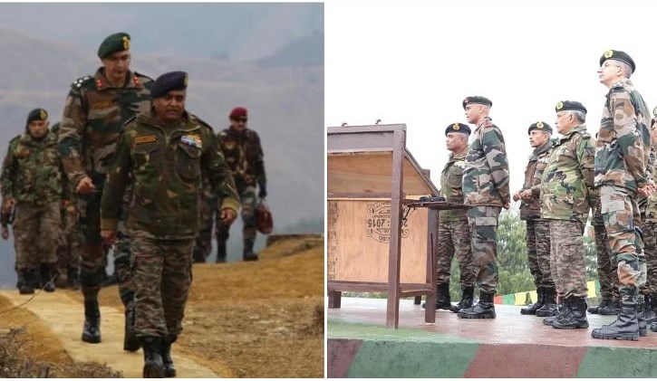 Army Chief General Manoj Pande reviews military preparedness along LAC