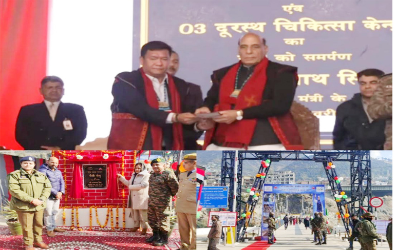 Rajnath Singh e-inaugurates BSB Maitri Setu Ramban