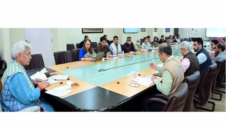 Lt Governor chairs review meeting of Social Welfare Department