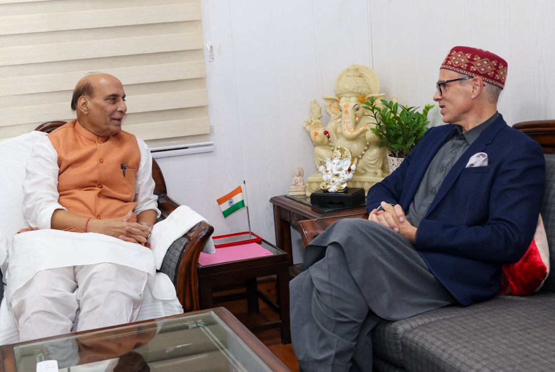 NDA Government Ready to Work with Omar Abdullah for J&K's Progress: Rajnath Singh