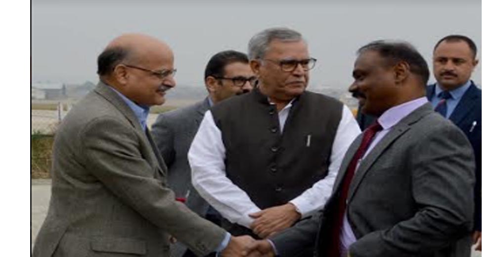 Lt Governor designate arrives