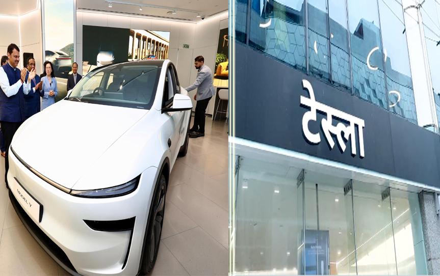 Tesla makes India debut with first Mumbai store, CM Fadnavis wants company to build in India