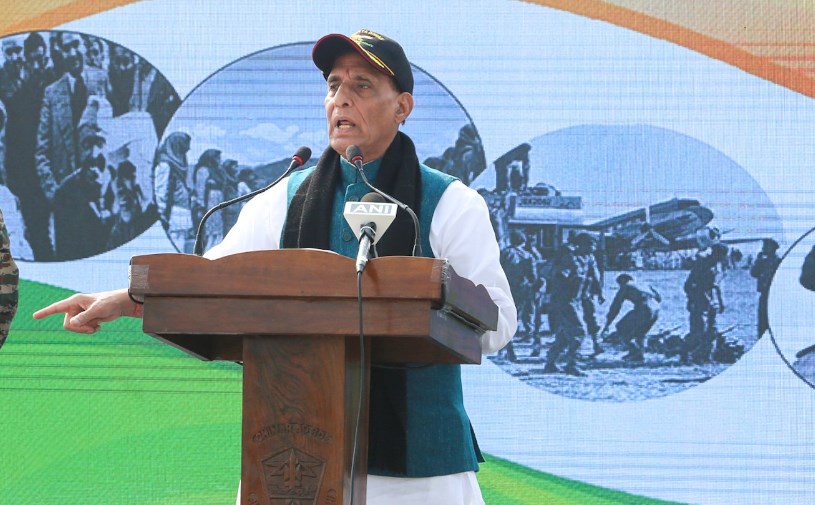 Our mission will be over when Gilgit-Baltistan, PoK reunite with India: Rajnath Singh