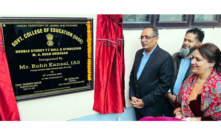 HEIs progressing rapidly across J&K: Kansal