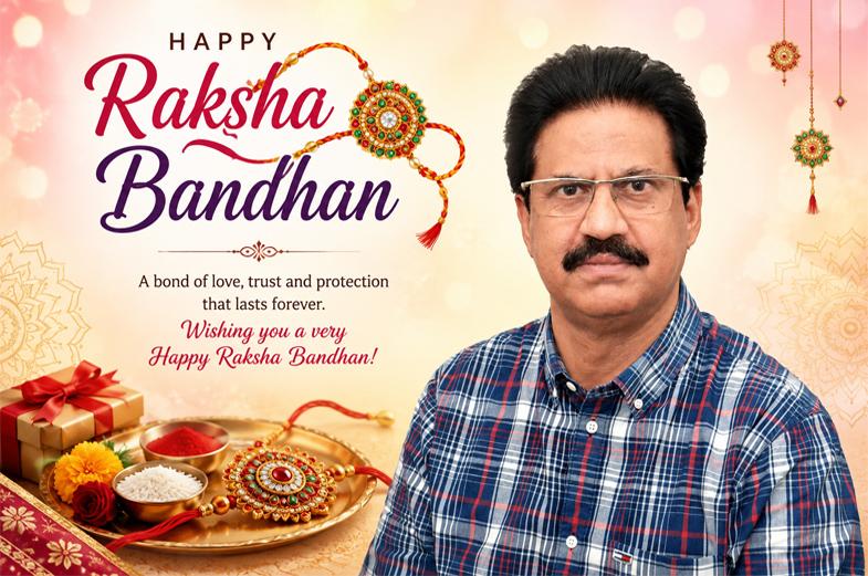 K.K Gupta extends warm greetings on Raksha Bandhan