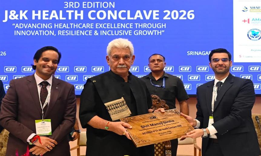 Lieutenant Governor Inaugurated 3rd CII J&K Health Conclave