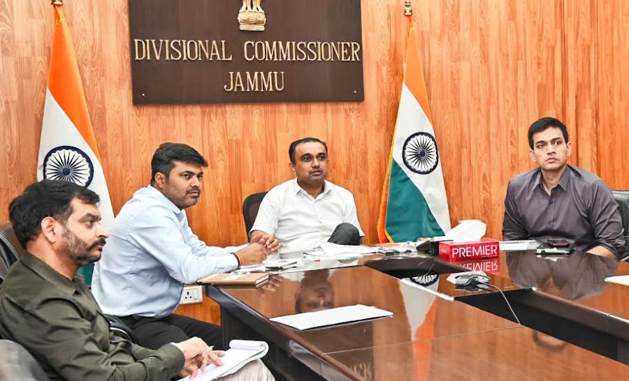 Div Com Jammu reviews progress of National Clean Air Program