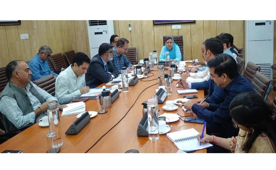 Sakeena Itoo reviews HRM Issues in School Education Department