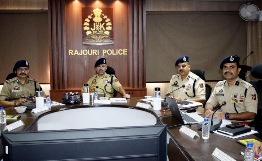 DGP Nalin Prabhat, IG Jammu Tejinder Singh Review Anti-Terror Operations, Security Grid In Rajouri