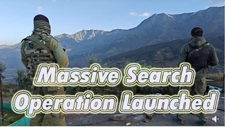 Terrorists Open Fire on SOG in Kandi–Beeranthub, Rajouri; Massive Search Operation Launched.