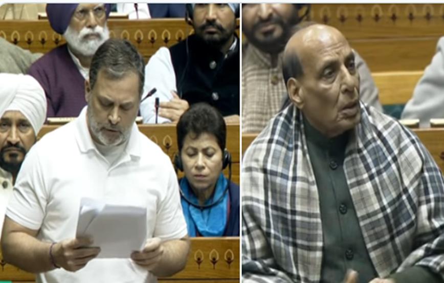 Ruckus erupts in Lok Sabha as Rahul Gandhi cites Naravane's unpublished memoir; Rajnath, Shah raise objections