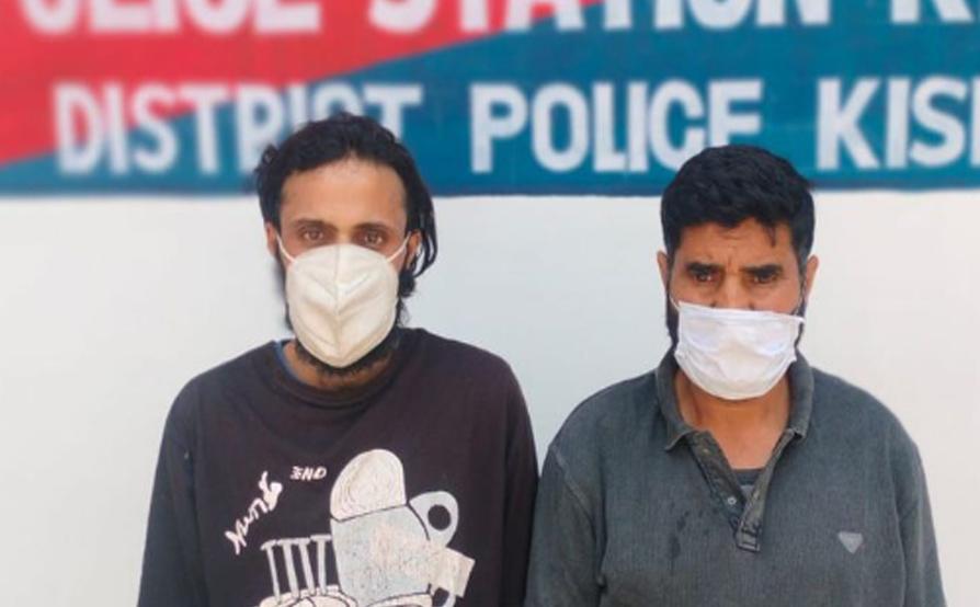2 arrested for allegedly aiding terrorists in Kishtwar