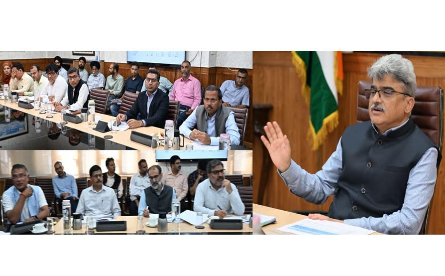 CS pushes undertaking of disaster reconstruction projects worth ₹3000 Cr across J&K