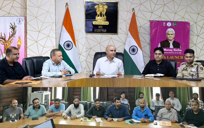 DC Kishtwar finalises arrangements for Shri Sarthal Devi Ji Yatra 2026