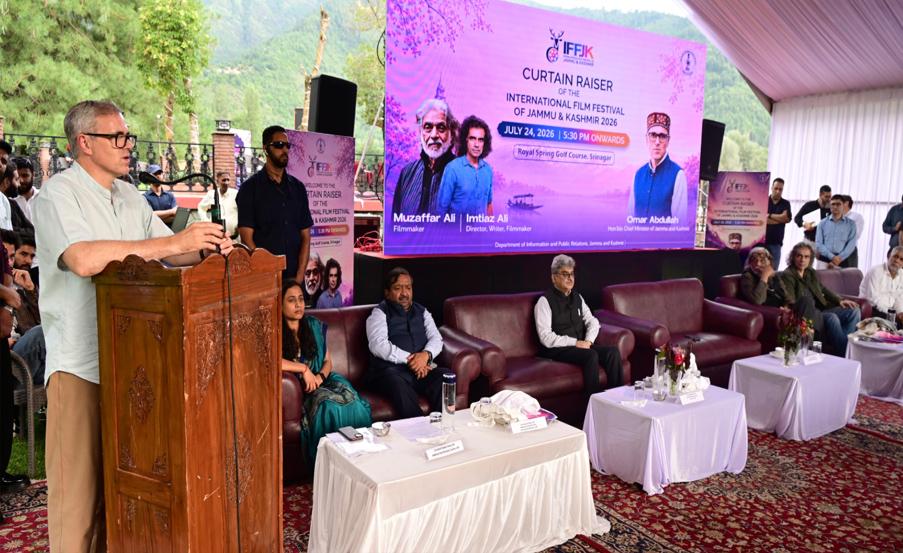 CM Omar Abdullah presides over curtain raiser for J&K International Film Festival