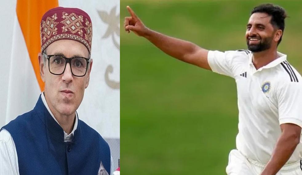 CM Omar Abdullah congratulates Auqib Nabi on India Test call-up, says selection is a proud moment for J&K
