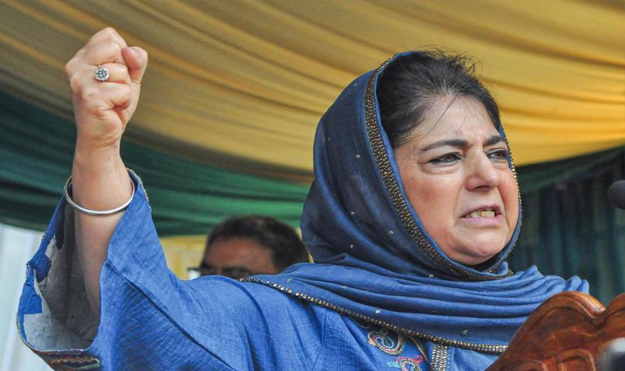 Mehbooba asks Centre to reflect if India has lived up to Constitution’s vision