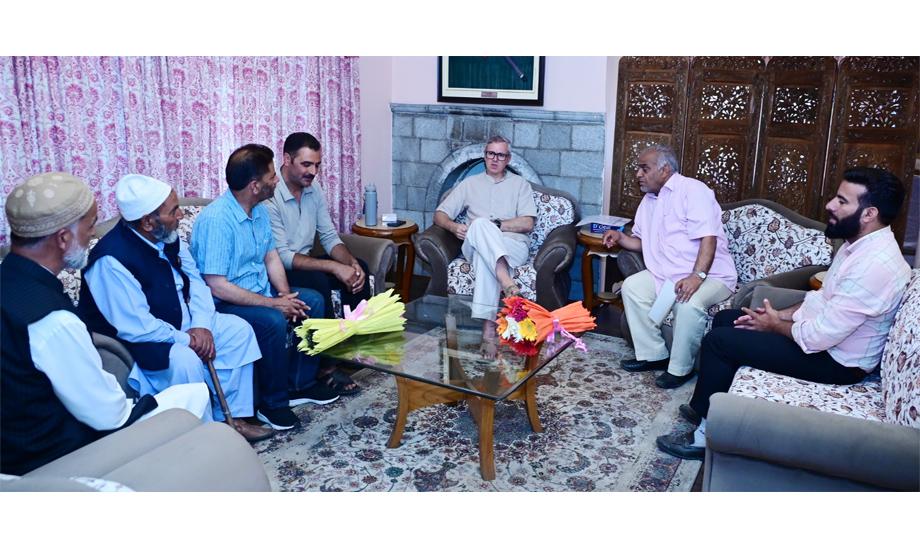 CM Omar Abdullah meets delegations, individuals to discuss public, tourism and trade-related issues