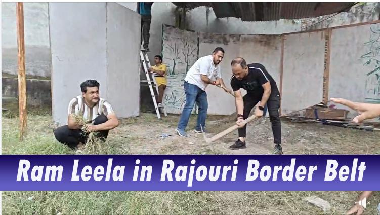Grand Preparations Underway for Shree Ram Leela in Rajouri Border Belt.