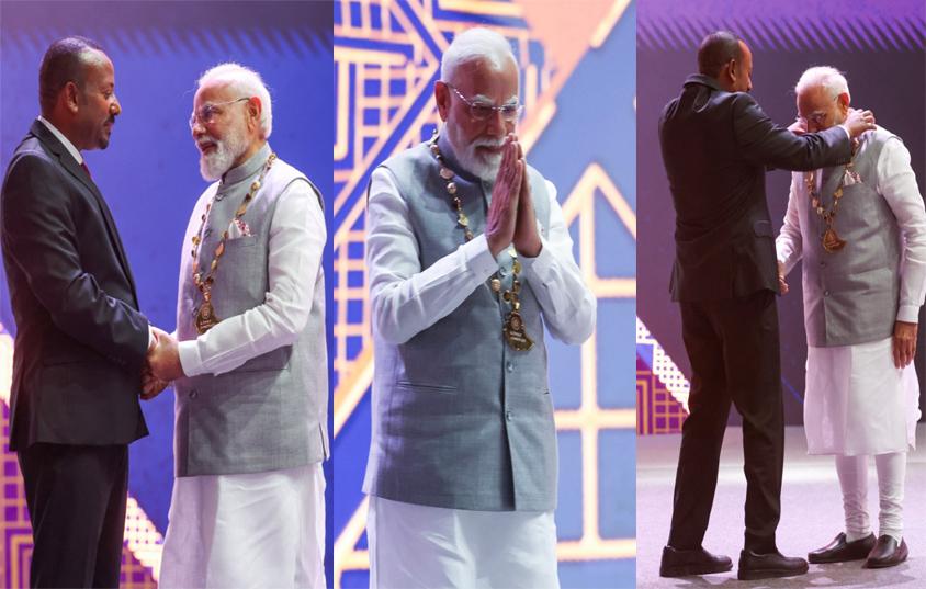 PM Modi becomes 1st head of Government to receive Ethiopia's highest award