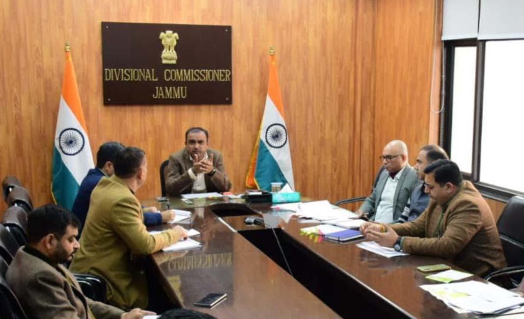 Div Com reviews progress of National Highway Projects in Jammu Division