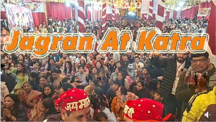 Live Jagran Singer Mani Ladla #katra Happy new year