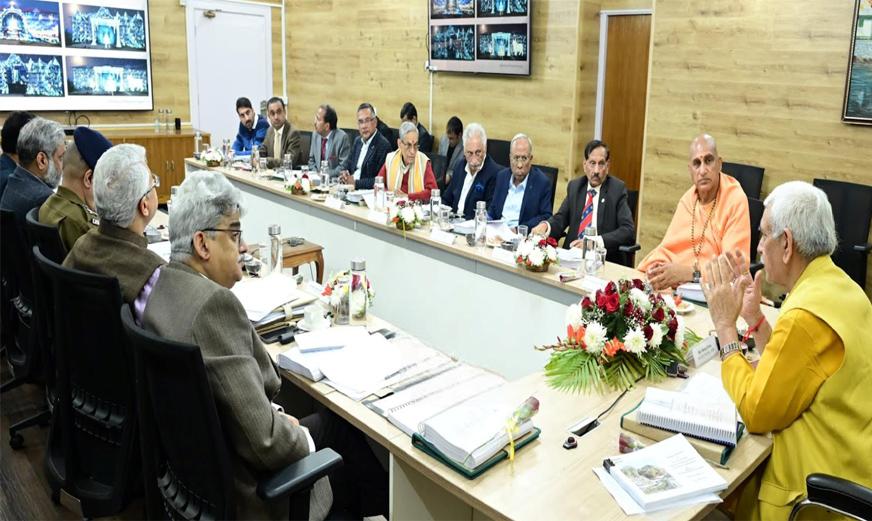 Lieutenant Governor chairs 50th meeting of Shri Amarnath Ji Shrine Board
