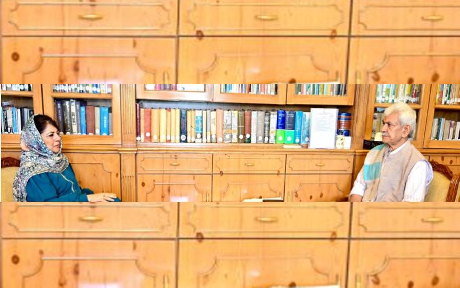 Mehbooba Mufti to meet LG Manoj Sinha for first time after article 370 abrogation