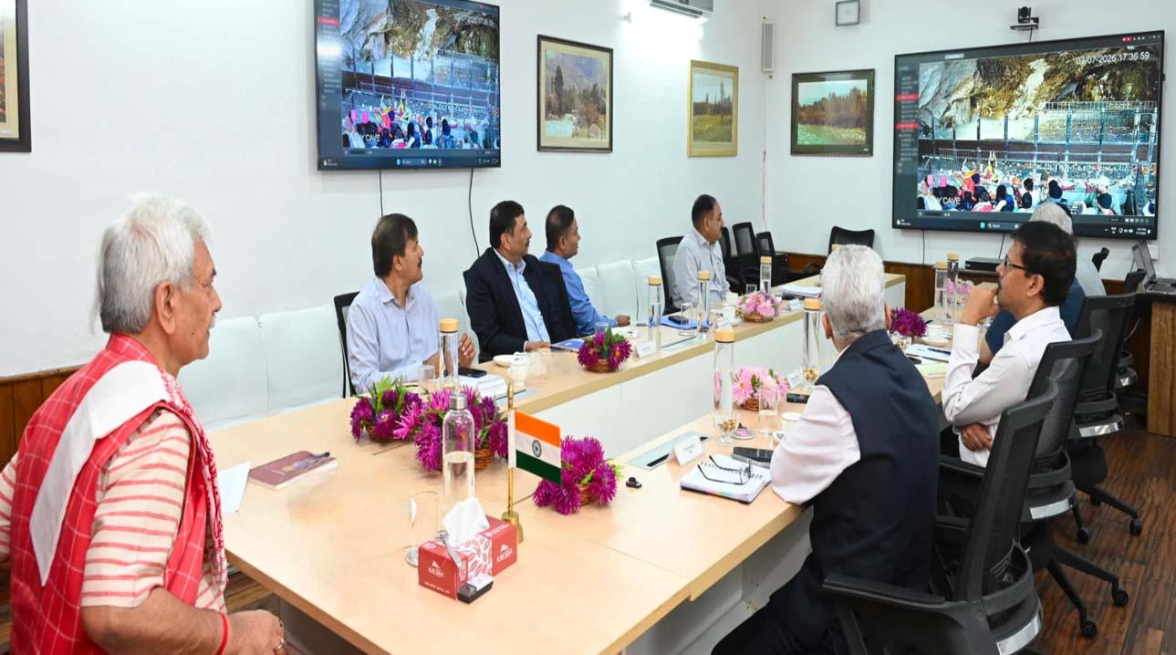 Safety, security and hassle-free darshan of Baba Barfani must remain our top priority: LG to Officials